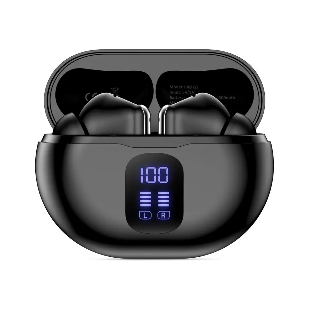 Bezprzewodowe słuchawki dokanałowe Tech-Protect Ultraboost TWS Earphone Pro G2 Black