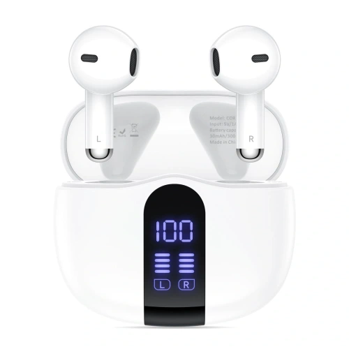 Bezprzewodowe słuchawki douszne Tech-Protect Ultraboost TWS Earphone Core G2 White