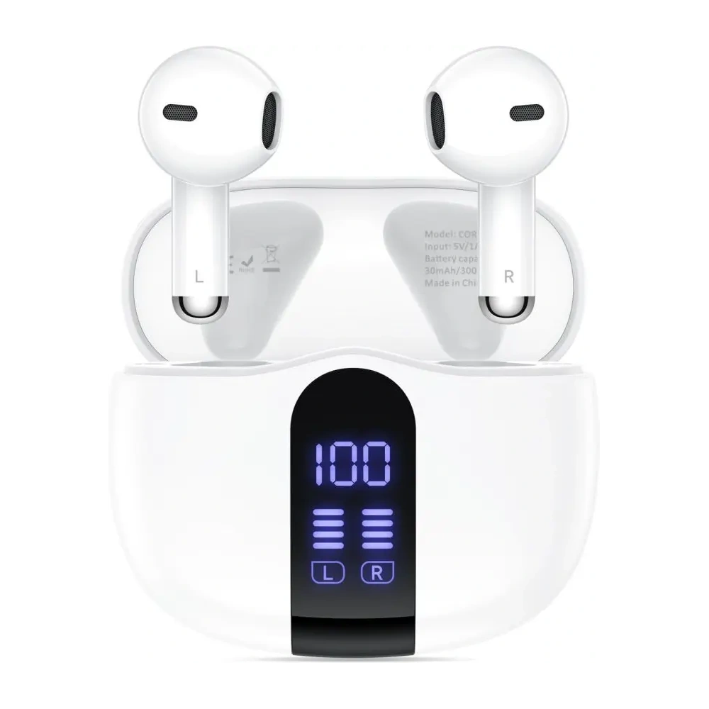 Bezprzewodowe słuchawki douszne Tech-Protect Ultraboost TWS Earphone Core G2 White