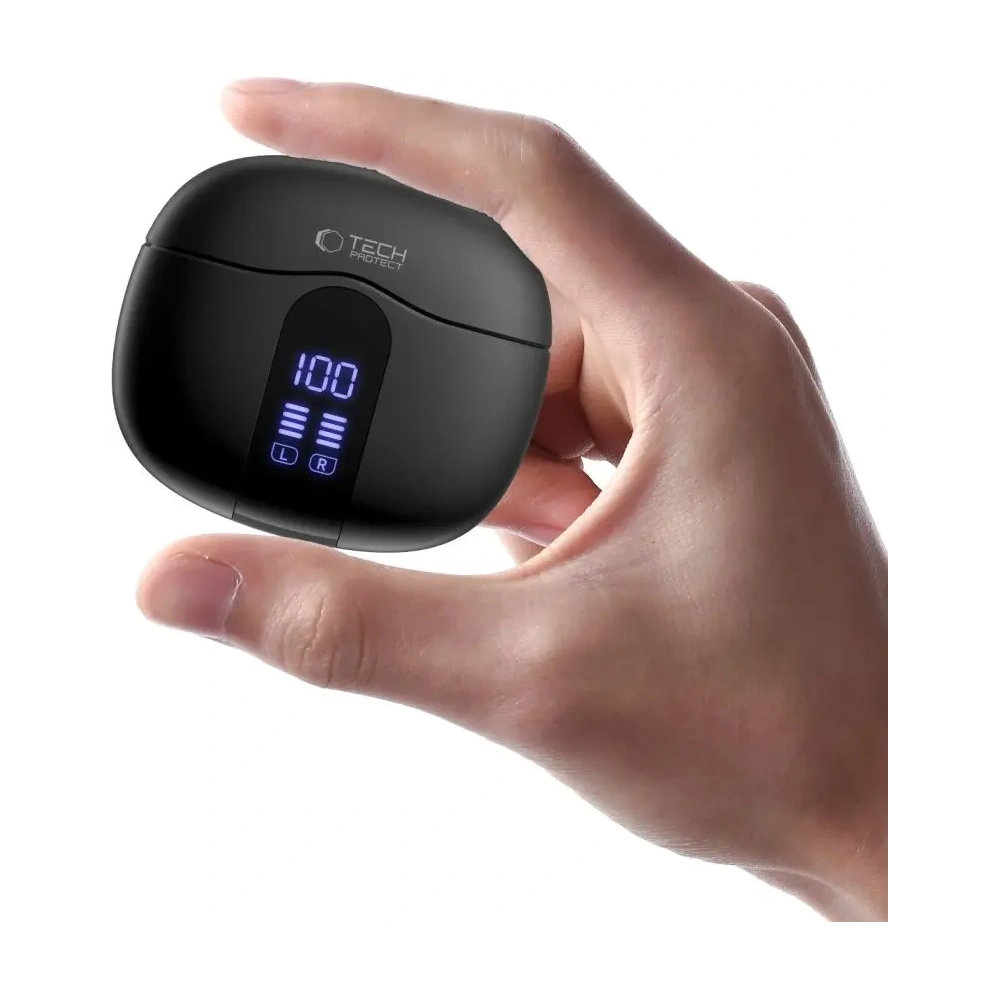 Bezprzewodowe słuchawki douszne Tech-Protect Ultraboost TWS Earphone Core G2 Balck