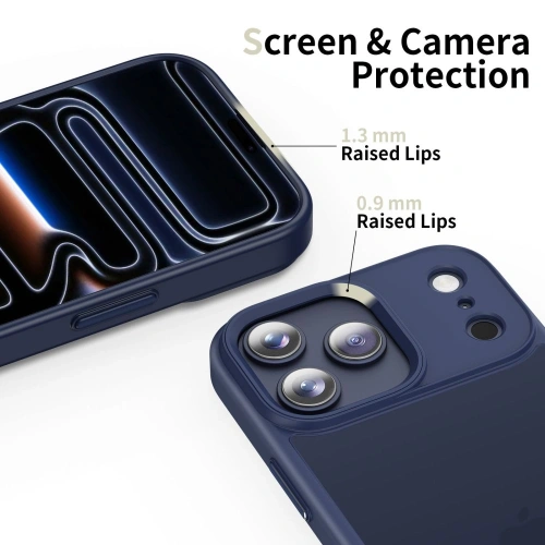 Etui Tech-Protect Magmat do Apple iPhone 17 Pro Matte Deep Blue