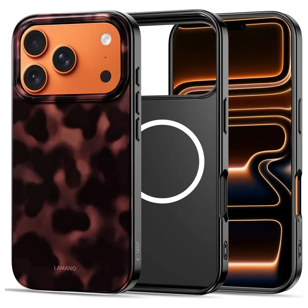 Etui Tech-Protect Lamano MagSafe do Apple iPhone 17 Pro Panther