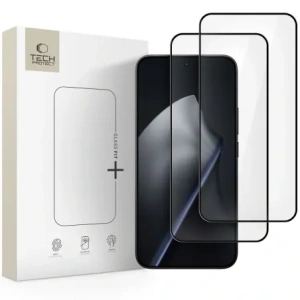 Szkło hartowane Tech-Protect Glass Fit+ do Xiaomi 15T / 15T Pro Black [2 PACK]
