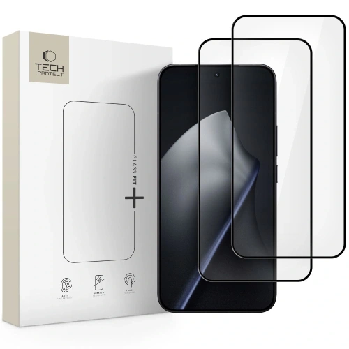 Szkło hartowane Tech-Protect Glass Fit+ do Xiaomi 15T / 15T Pro Black [2 PACK]