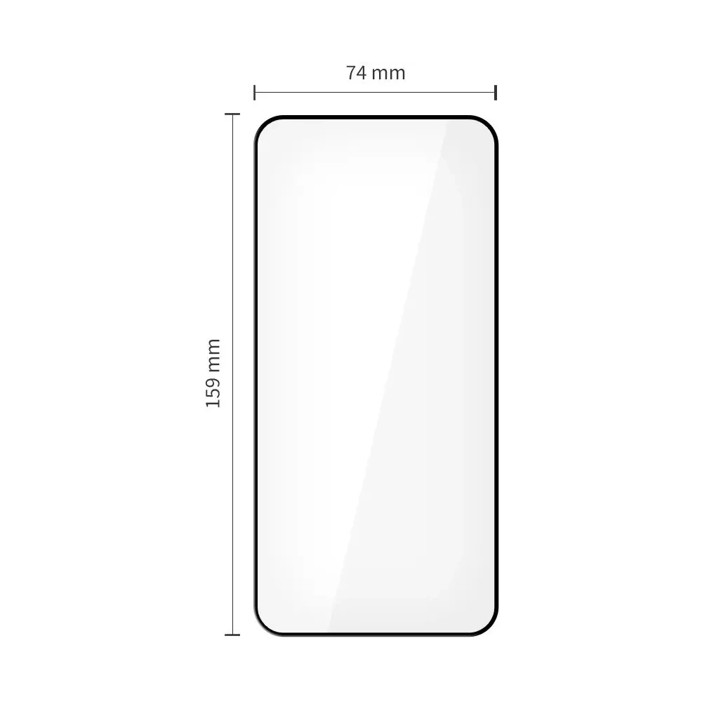 Szkło hartowane Tech-Protect Glass Fit+ do Xiaomi 15T / 15T Pro Black [2 PACK]