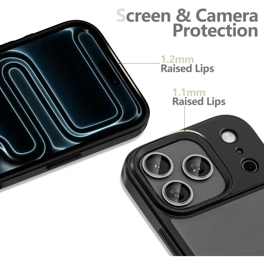 Etui Tech-Protect Magmat do Apple iPhone 17 Pro Matte Black