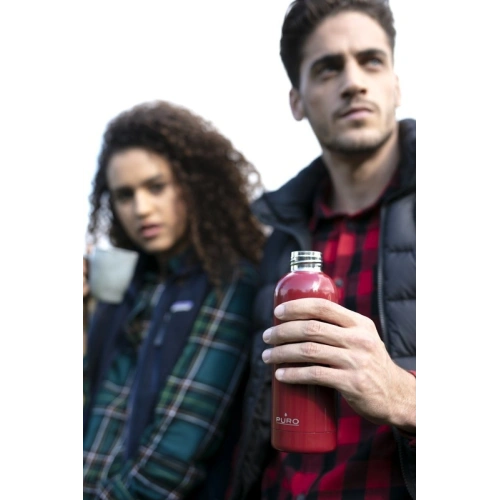 Kup Butelka termická z nerezové oceli Puro Hot&Cold 350ml (Červená) - PUR179RED - {ean13} - Sklep Home Screen