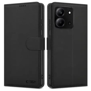 Etui z klapką Tech-Protect Wallet do Xiaomi Redmi 15c 173mm / Poco C85 173mm Black