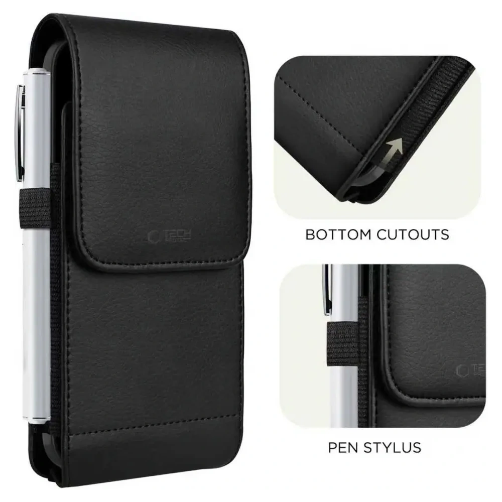 Etui Tech-Protect SM75 Universal Phone Holster Pouch 5.8-6.8 Inch Black