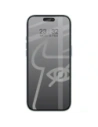 Prywatyzujące szkło hartowane Bizon Glass Edge Shadow do Apple iPhone Air przyciemniane z czarną ramką