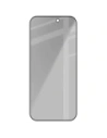 Prywatyzujące szkło hartowane Bizon Glass Edge Shadow do Apple iPhone Air przyciemniane z czarną ramką