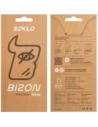 Prywatyzujące szkło hartowane Bizon Glass Edge Shadow do Apple iPhone Air przyciemniane z czarną ramką