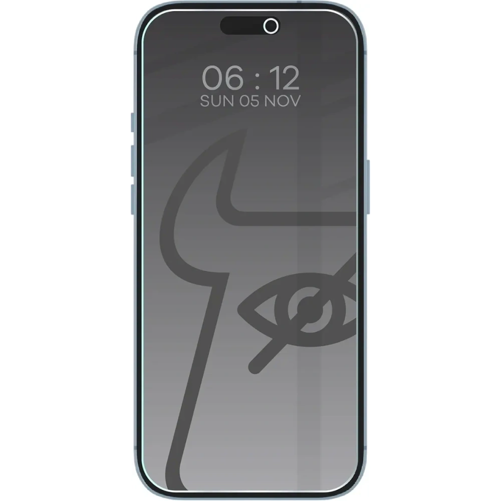 Prywatyzujące szkło hartowane Bizon Glass Clear Shadow do Apple iPhone Air przyciemniane