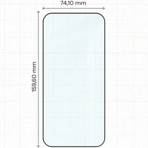 Szkło hartowane Bizon Glass Edge 2 do Apple iPhone 17 Pro Max czarna ramka