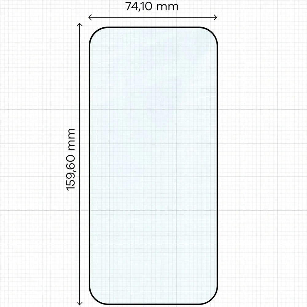 Szkło hartowane Bizon Glass Edge 2 do Apple iPhone 17 Pro Max czarna ramka