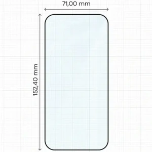 Szkło hartowane Bizon Glass Edge 2 do Apple iPhone Air czarna ramka