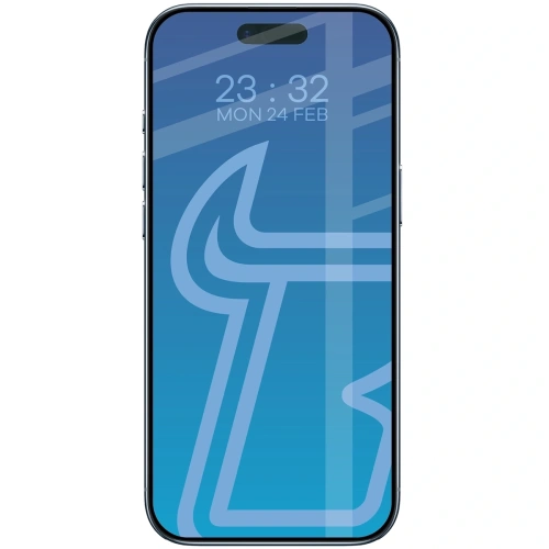 Szkło hartowane Bizon Glass Edge 2 do Apple iPhone Air czarna ramka