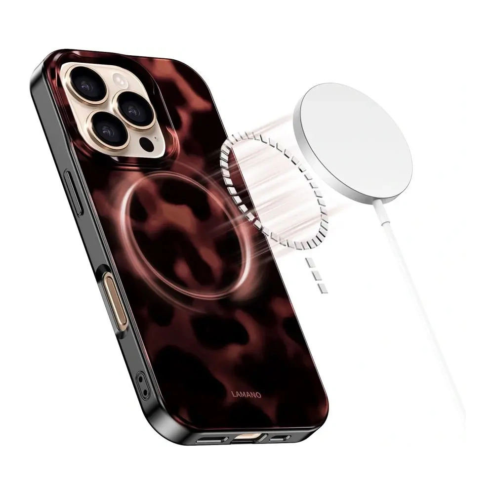 Etui Tech-Protect Lamano MagSafe do Apple iPhone 16 Pro Panther