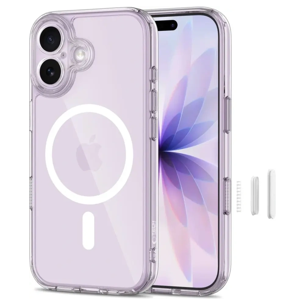 Etui Tech-Protect Magpeak MagSafe CC do Apple iPhone 17 Clear