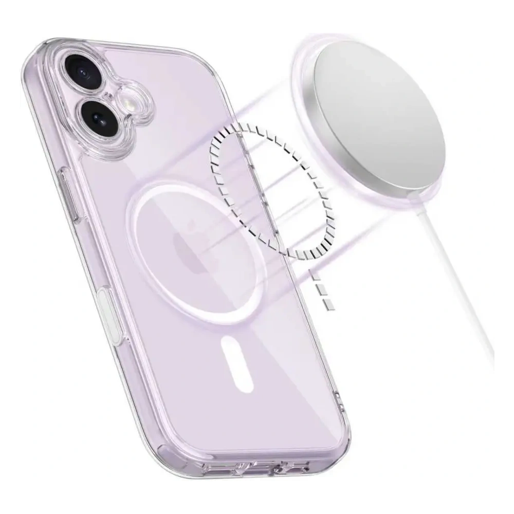 Etui Tech-Protect Magpeak MagSafe CC do Apple iPhone 17 Clear