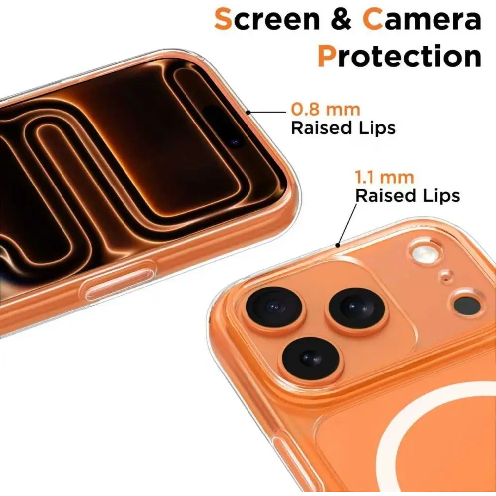 Etui Tech-Protect Magpeak MagSafe CC do Apple iPhone 17 Pro Clear