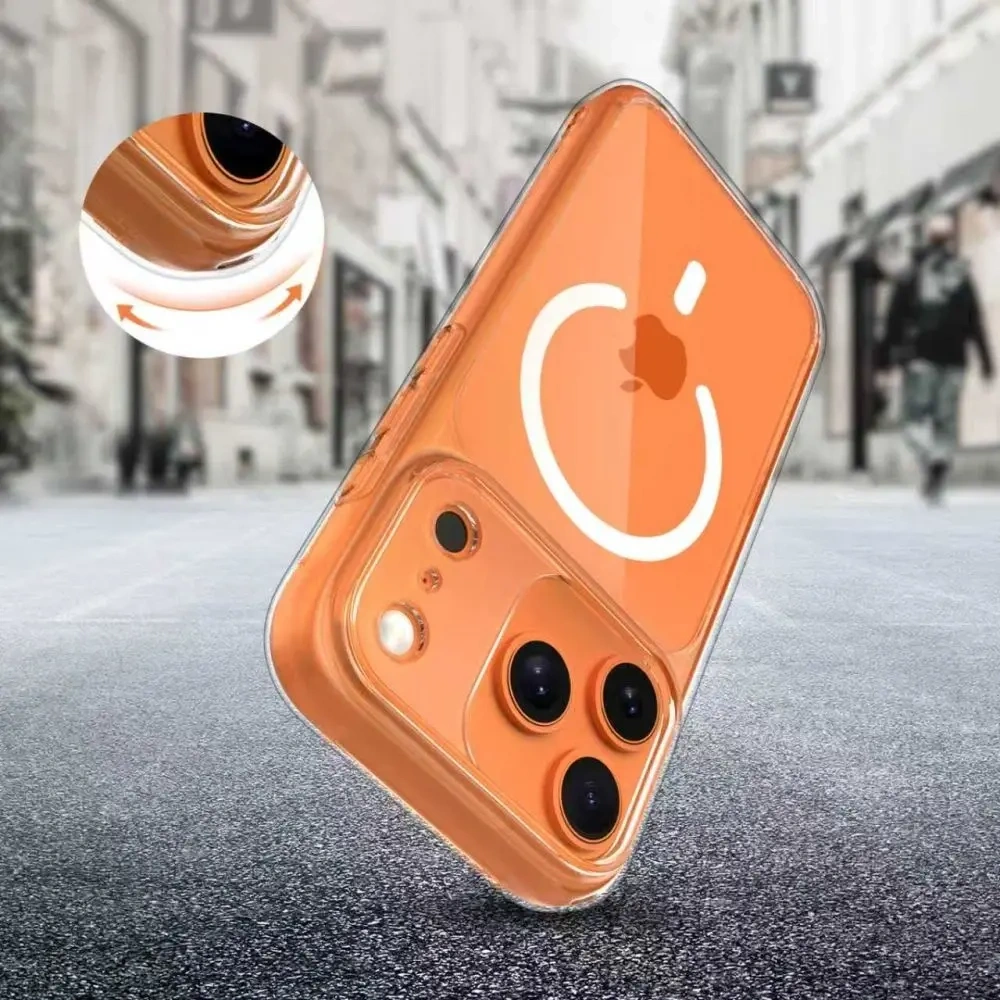 Etui Tech-Protect Magpeak MagSafe CC do Apple iPhone 17 Pro Clear