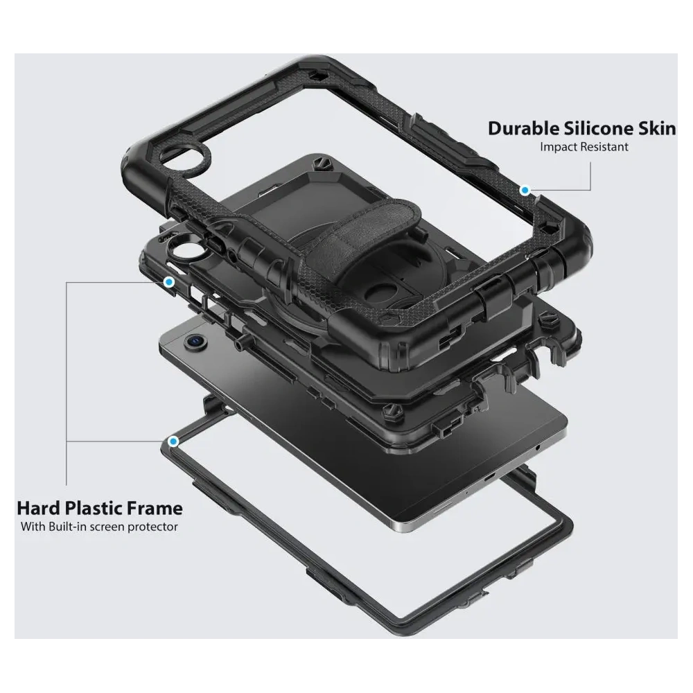 Etui Tech-Protect Solid do Samsung Galaxy Tab A9 / A11 8.7 X110 / X115 / X133 / X135 Black