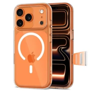 Etui Tech-Protect Magpeak MagSafe CC do Apple iPhone 17 Pro Max Clear