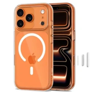 Etui Tech-Protect Magpeak MagSafe CC do Apple iPhone 17 Pro Max Clear