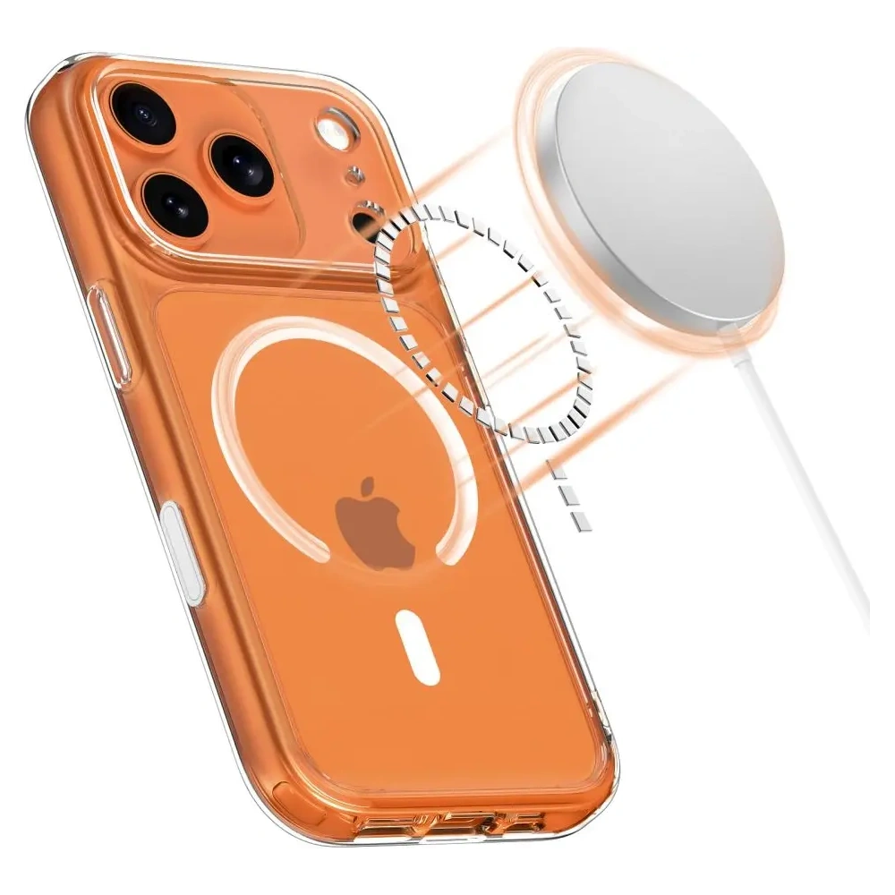 Etui Tech-Protect Magpeak MagSafe CC do Apple iPhone 17 Pro Max Clear