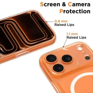 Etui Tech-Protect Magpeak MagSafe CC do Apple iPhone 17 Pro Max Clear