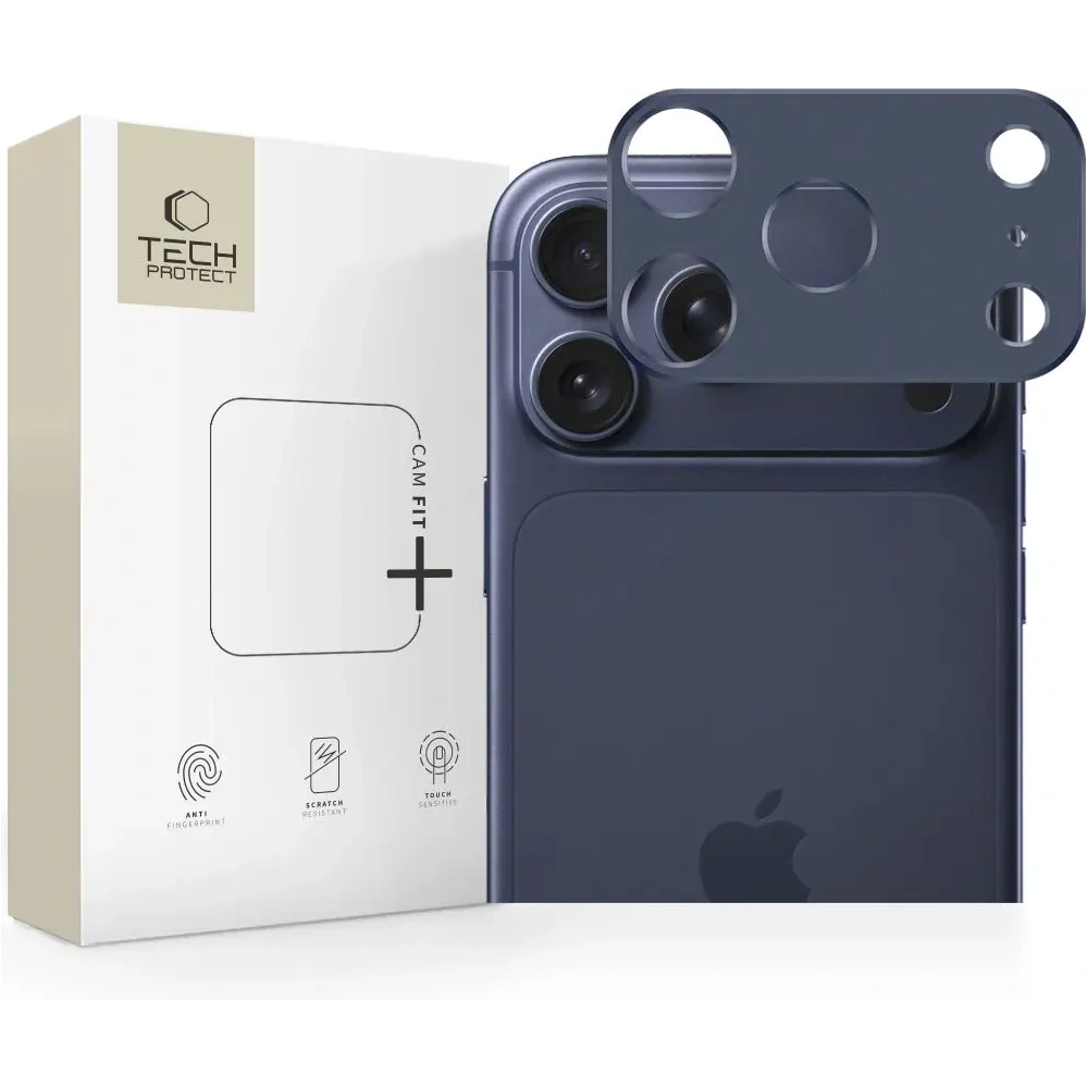 Osłona aparatu Tech-Protect Camalloy Fit+ do Apple iPhone 17 Pro Deep Blue