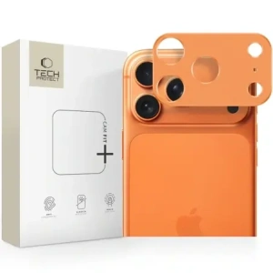 Osłona aparatu Tech-Protect Camalloy Fit+ do Apple iPhone 17 Pro Max Cosmic Orange Osłona aparatu Tech-Protect Camalloy Fit+ do Apple iPhone 17 Pro Max Cosmic Orange