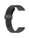 Silikonowy pasek Bizon Strap Watch Silicone L do Quick Release 18mm czarny