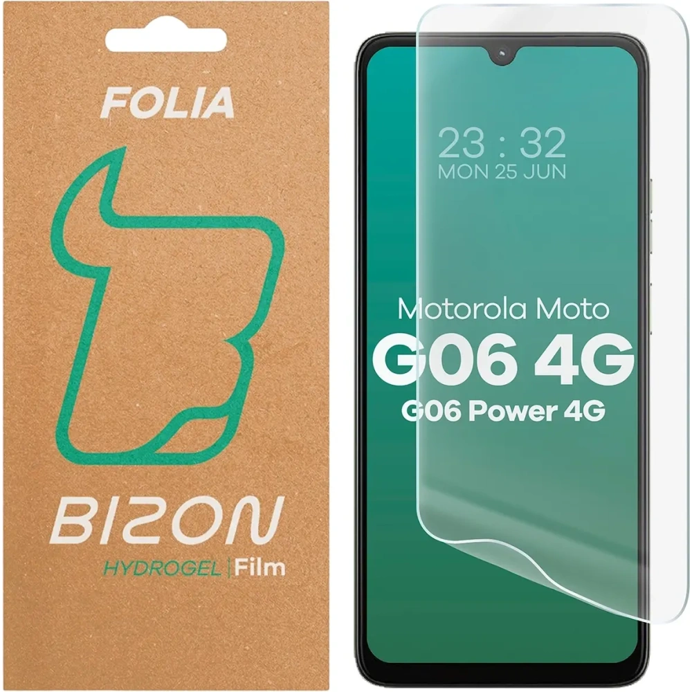 Folia hydrożelowa na ekran Bizon Glass Hydrogel Front do Motorola Moto G06 / G06 Power
