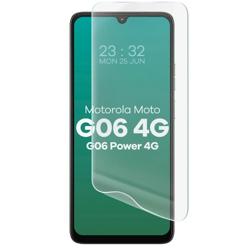 Folia hydrożelowa na ekran Bizon Glass Hydrogel Front do Motorola Moto G06 / G06 Power Folia hydrożelowa na ekran Bizon Glass Hydrogel Front do Motorola Moto G06 / G06 Power