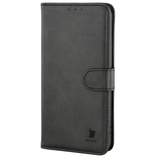 Etui z klapką Bizon Case Pocket do Xiaomi 15T Pro czarne Etui z klapką Bizon Case Pocket do Xiaomi 15T Pro czarne