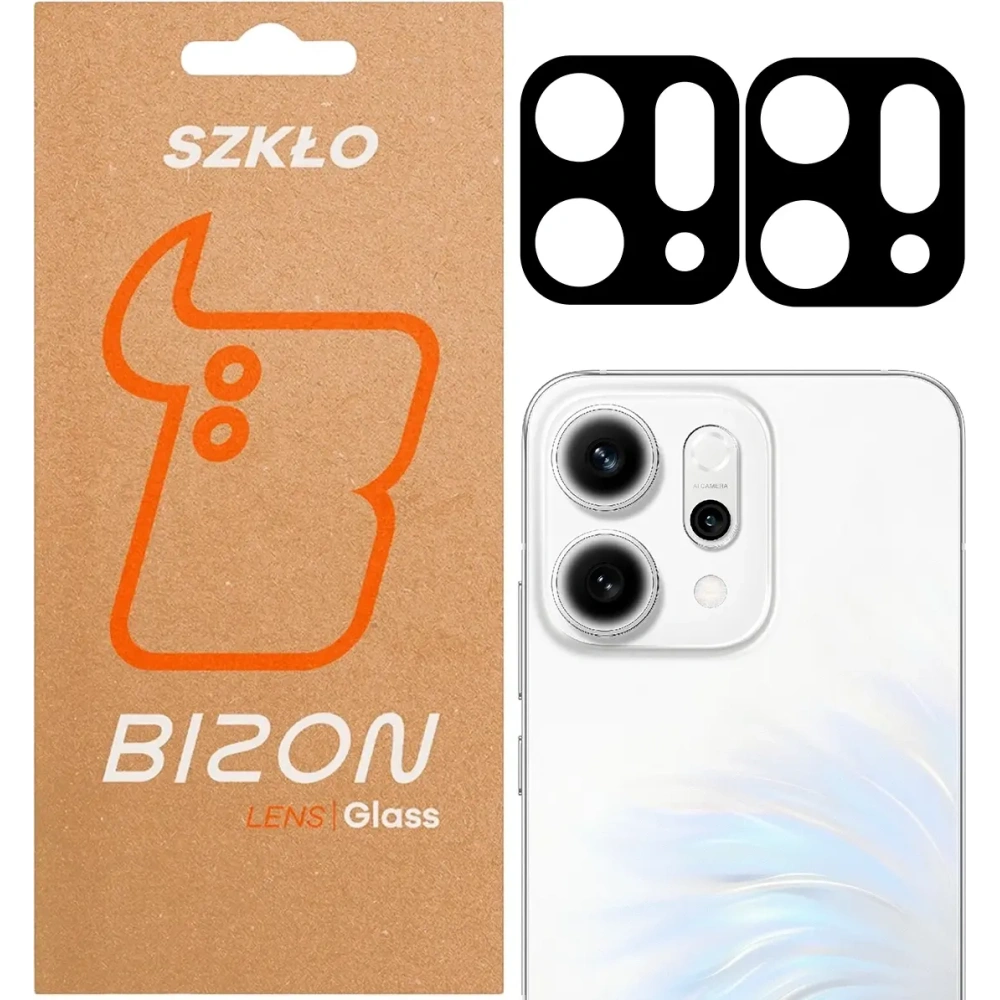 Szkło na aparat Bizon Glass Lens do Oppo Reno 14 [2 PACK]