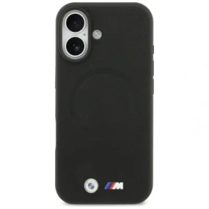Etui BMW M FW Metal Logo MagSafe do Apple iPhone 17 czarny