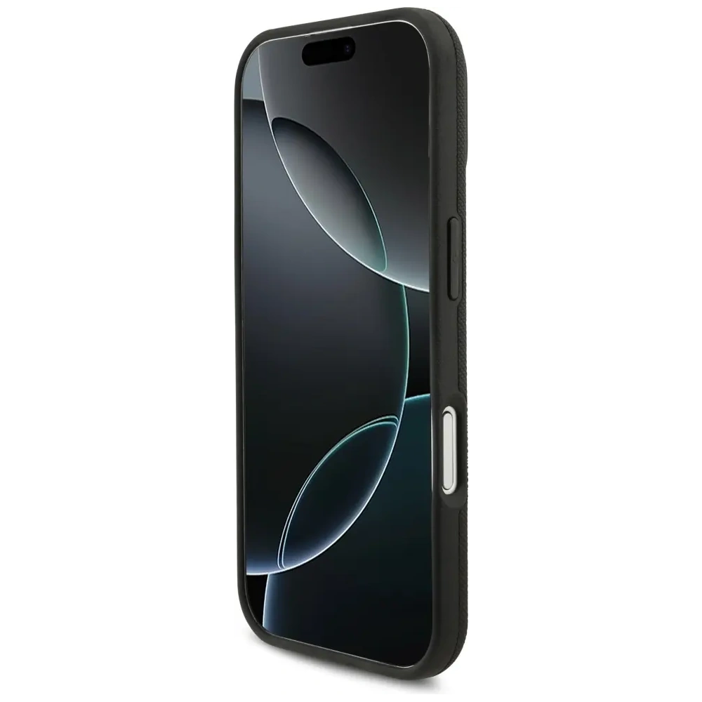 Etui BMW M FW Metal Logo MagSafe do Apple iPhone 17 czarny