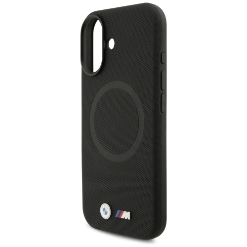 Etui BMW M FW Metal Logo MagSafe do Apple iPhone 17 czarny