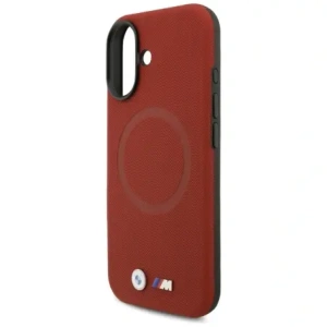 Etui BMW M FW Metal Logo MagSafe do Apple iPhone 17 czerwony