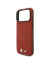 Etui BMW M FW Metal Logo MagSafe do Apple iPhone 17 Pro Max czerwony