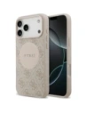 Etui Guess 4G Circle Classic Logo MagSafe do Apple iPhone 17 Pro Max różowy