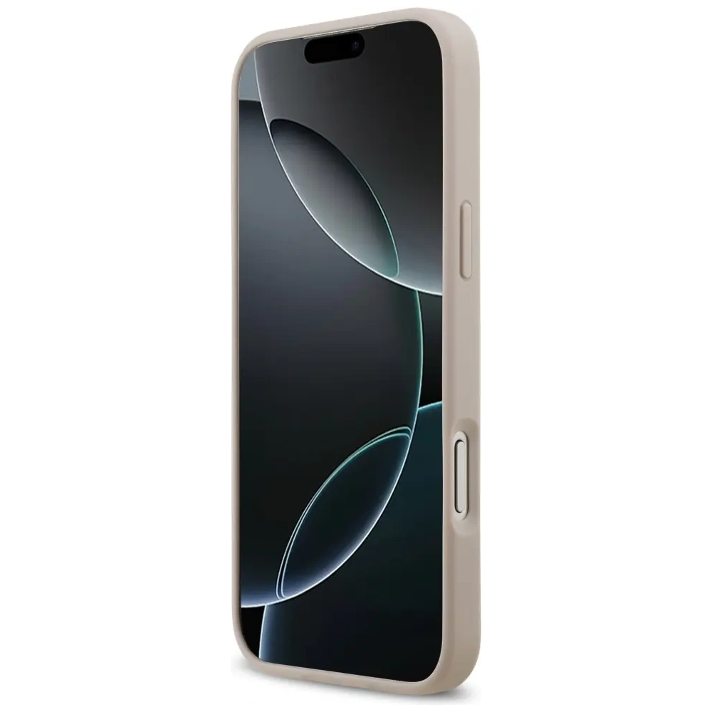 Etui Guess 4G Circle Classic Logo MagSafe do Apple iPhone 17 Pro Max różowy