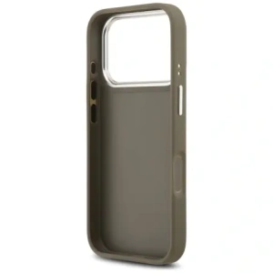 Etui Guess Grained Big 4G Classic Logo do Apple iPhone 17 Pro brązowy