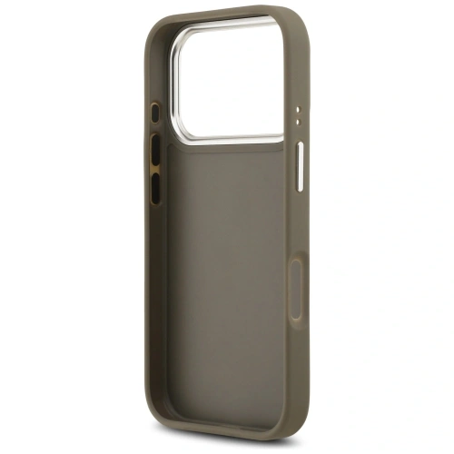Etui Guess Grained Big 4G Classic Logo do Apple iPhone 17 Pro brązowy