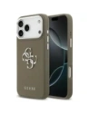 Etui Guess Grained Big 4G Classic Logo do Apple iPhone 17 Pro Max brązowy