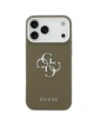 Etui Guess Grained Big 4G Classic Logo do Apple iPhone 17 Pro Max brązowy