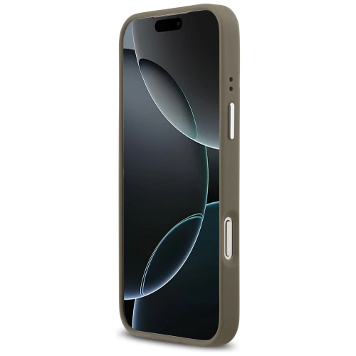 Etui Guess Grained Big 4G Classic Logo do Apple iPhone 17 Pro Max brązowy